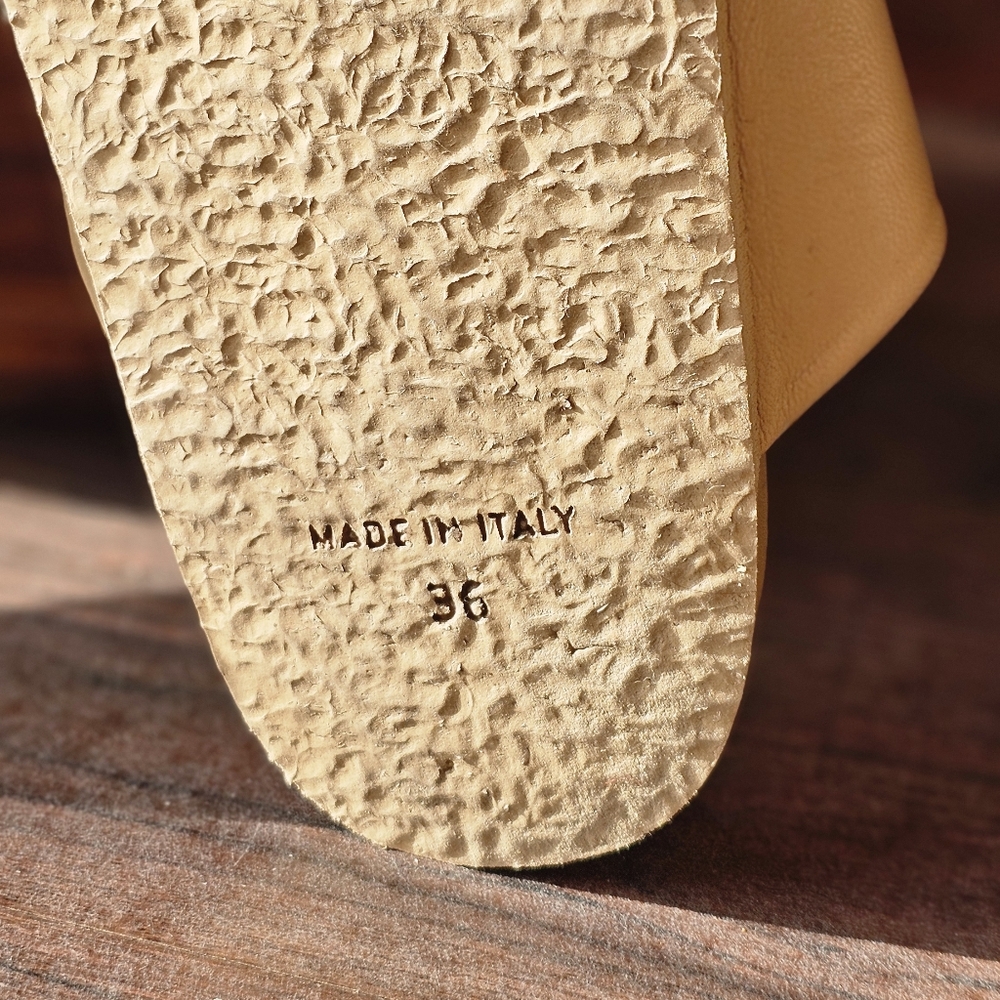 Gravitypope Women's Tan Slip-On Shoes Made In Italy - Picture 7 of 7